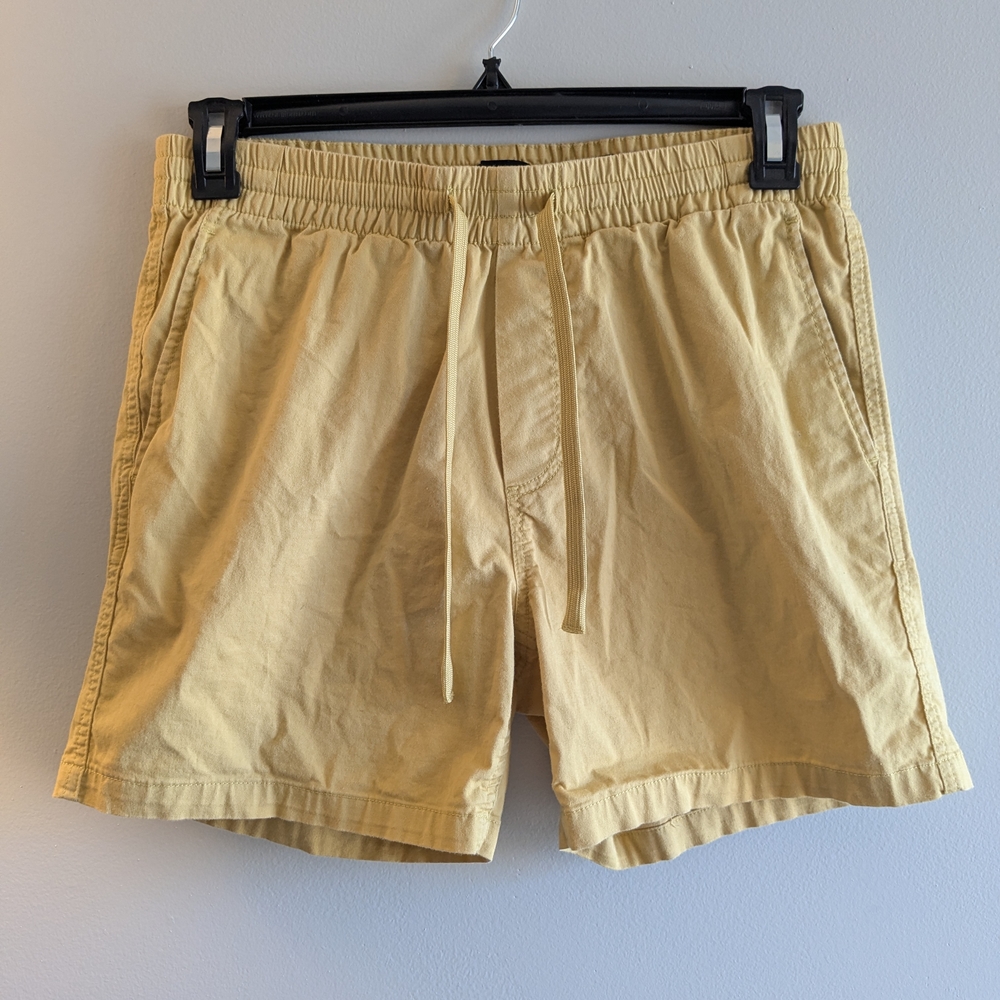 Men's Yellow Casual Shorts